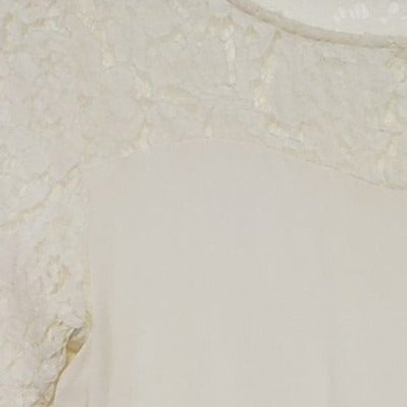 Soft Surroundings Medium Long Sleeve Blouse with Lace Accents - Picture 7 of 8